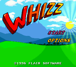Whizz (Europe) Title Screen